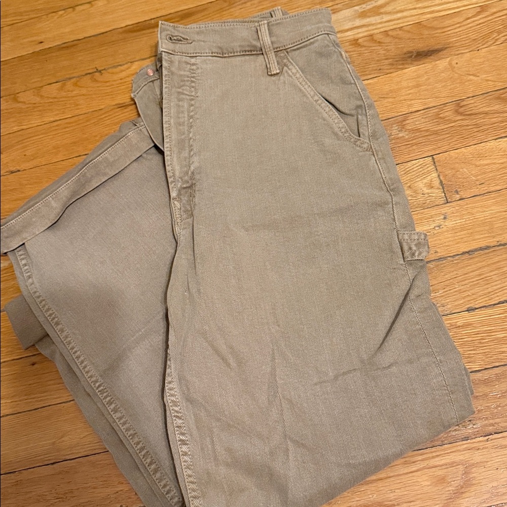 Mother Lil Stud Finder Jeans NWOT Prairie Sand - Picture 6 of 7